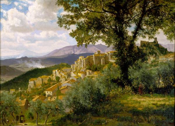 Olevano, Albert Bierstadt